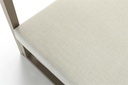 Daybed Edna Aluminio taupe y textil beige
