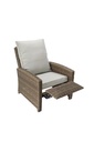 Butaca Relax Brent aluminio y rattan sintetico