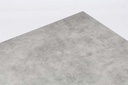 Mesa alta bar Meridian 130x70cm alu blanco cristal ceram. Gris claro.