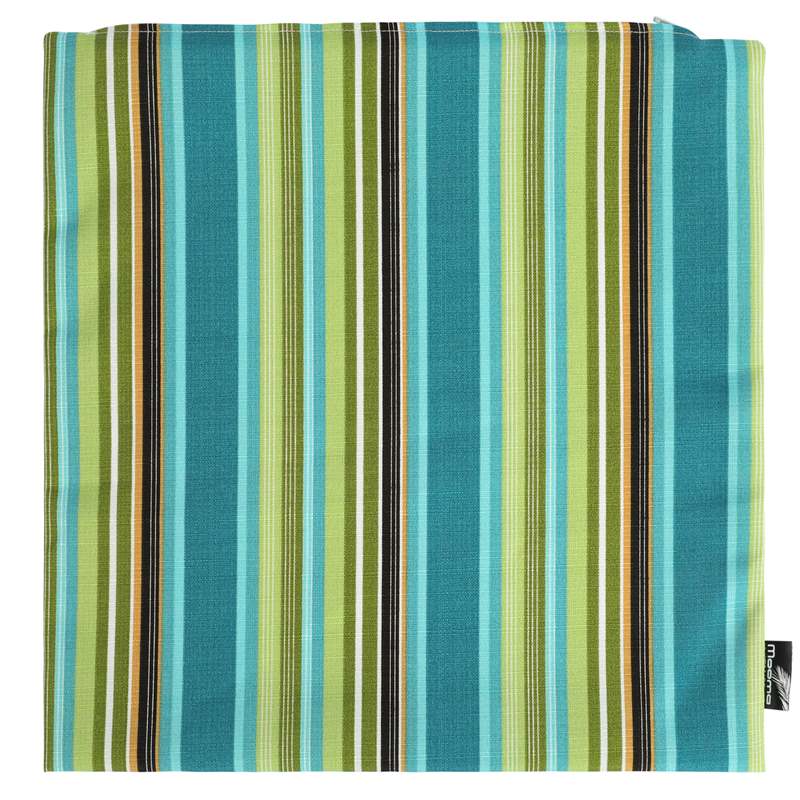 Cojin decorativo 45x45x12CM  multicolor rayas.