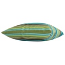 Cojin decorativo 45x45x12CM  multicolor rayas.