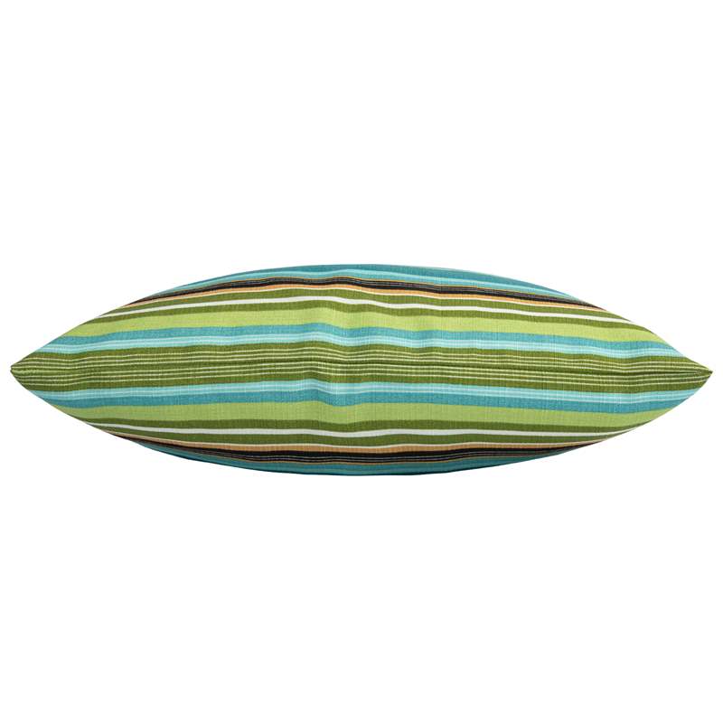 Cojin decorativo 45x45x12CM  multicolor rayas.