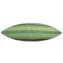 Cojin decorativo 45x45x12CM  multicolor rayas.