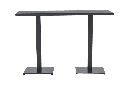 Mesa alta bar Orick 160x70cm aluminio antracita.