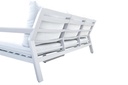 Set de sofas Pakse 4pcs Aluminio blanco y cojineria Gris claro
