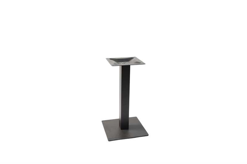 BASE CUADRADA PARA MESA 40X40X72CM COLOR NEGRO