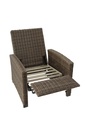 Butaca Relax Brent aluminio y rattan sintetico