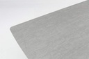 Mesa rectangular Bais 240x100cm Aluminio antracita y top ceramico gris medio.