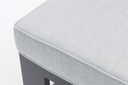 Modulo ampliacion Niland alu antracita y cojineria gris medio.