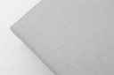 Tumbona Niland. Aluminio antracita y cojineria gris medio