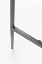 Sillon para barra de bar Ukiah Aluminio antracita. Cuerda antracita y cojin antracita