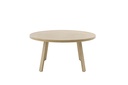 Mesa de comedor Harmony diam.150cm aluminio efecto madera