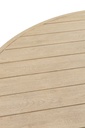 Mesa de comedor Harmony diam.150cm aluminio efecto madera