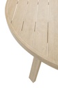 Mesa de comedor Harmony diam.150cm aluminio efecto madera