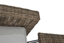 Butaca Relax Brent aluminio y rattan sintetico