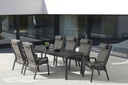 Sillón de comedor Albury aluminio antracita