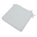 Cojin de asiento 36x36x5cm color gris claro