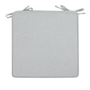 Cojin de asiento 36x36x5cm color gris claro