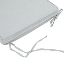 Cojin de asiento 36x36x5cm color gris claro