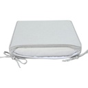 Cojin de asiento 36x36x5cm color gris claro