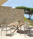 Silla de comedor Batu 56x62x74,5 cm
