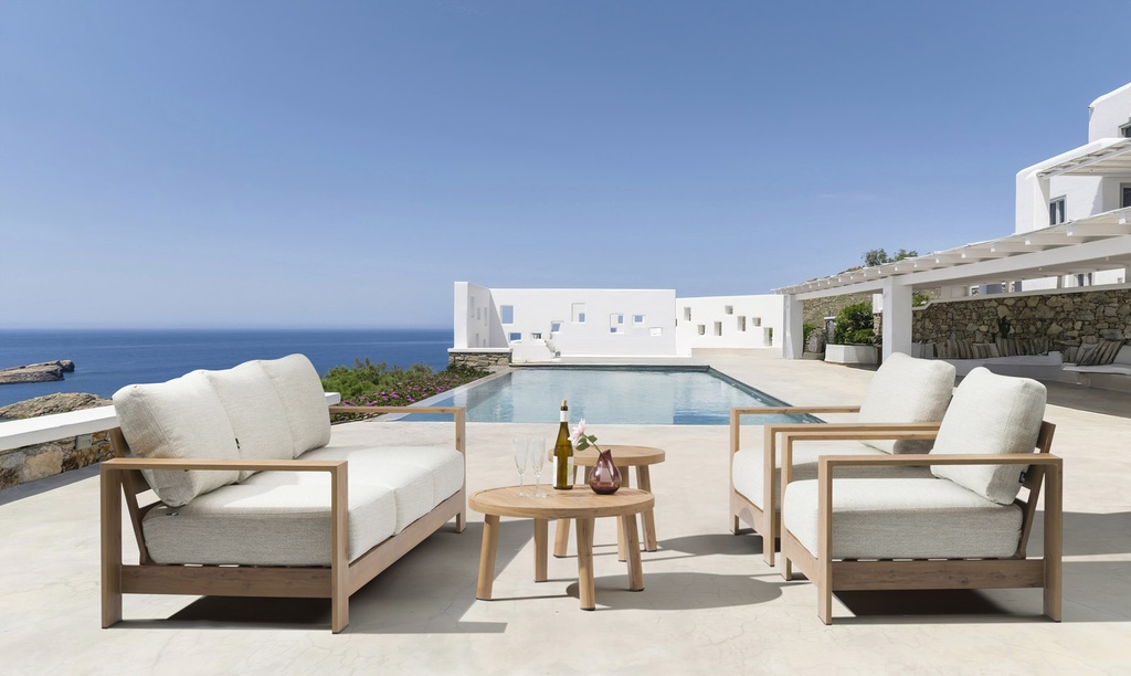 Mesa auxiliar Java Ø 70x38 cm