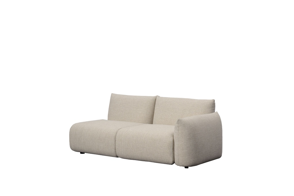 Módulo 2 plazas Riverside beige brazo derecho 