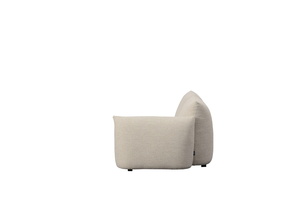 Módulo 2 plazas Riverside beige brazo derecho 