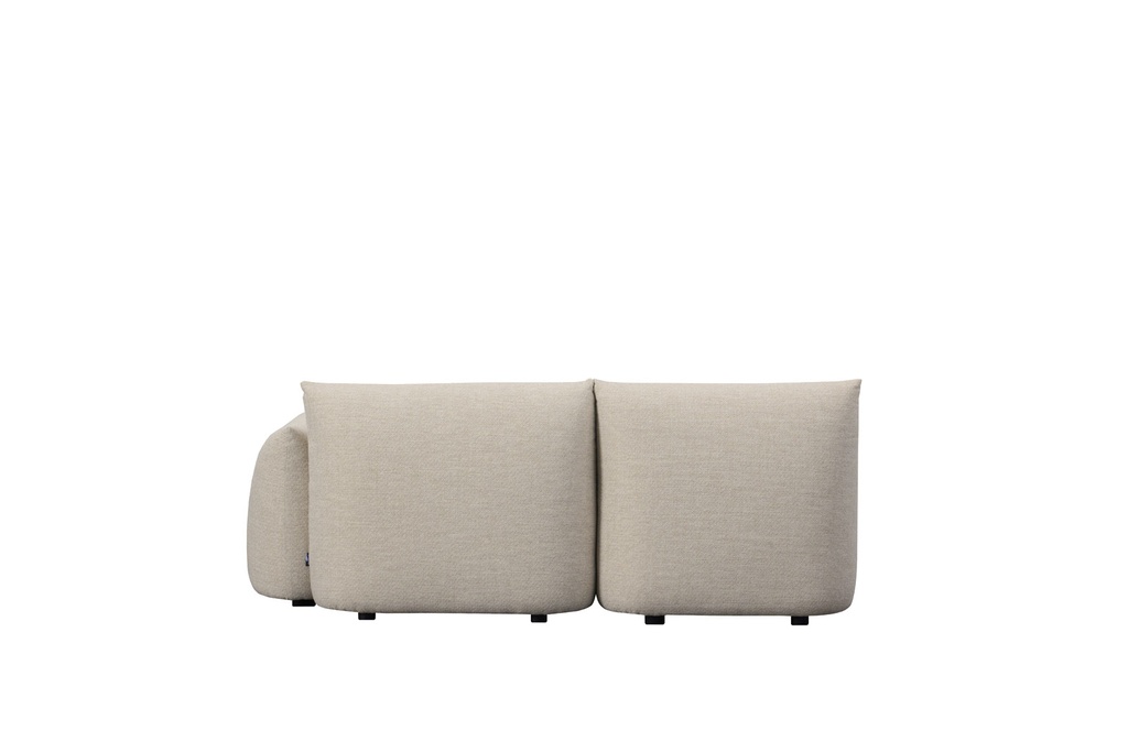 Módulo 2 plazas Riverside beige brazo derecho 