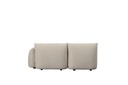 Módulo 2 plazas Riverside beige brazo derecho 