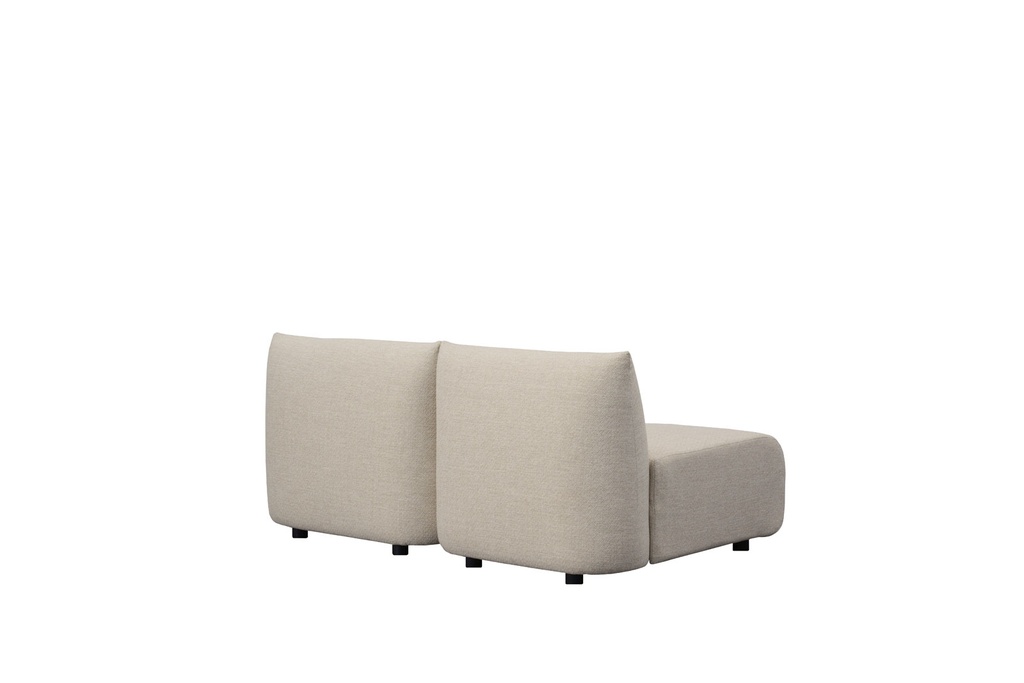 Módulo 2 plazas Riverside beige brazo derecho 