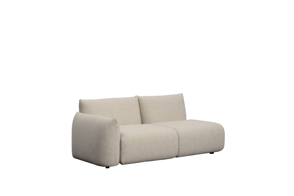 Módulo 2 plazas Riverside beige brazo izquierdo