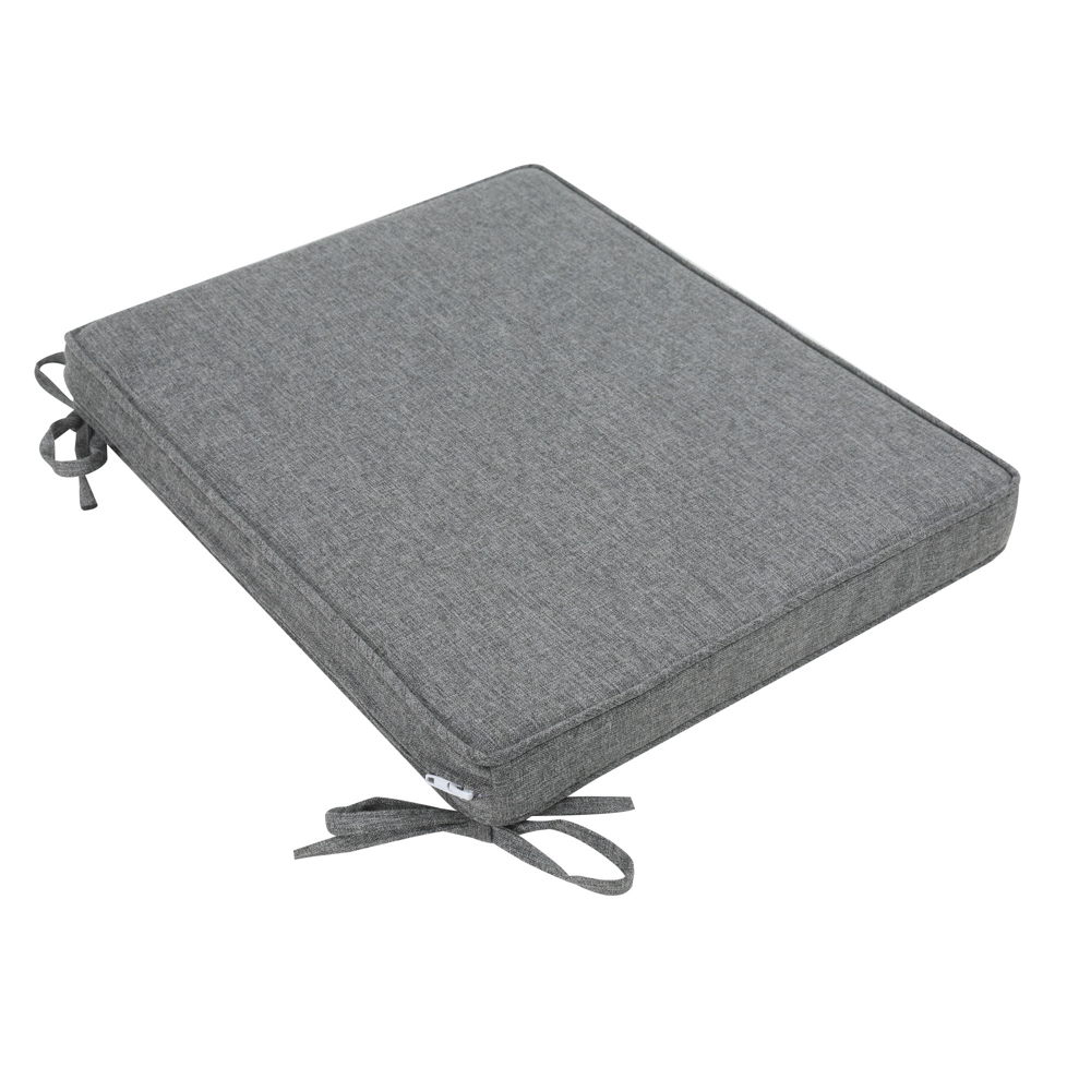 Cojin de asiento 45x36x5cm color gris marino