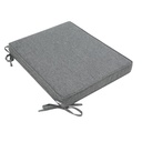 Cojin de asiento 45x36x5cm color gris marino