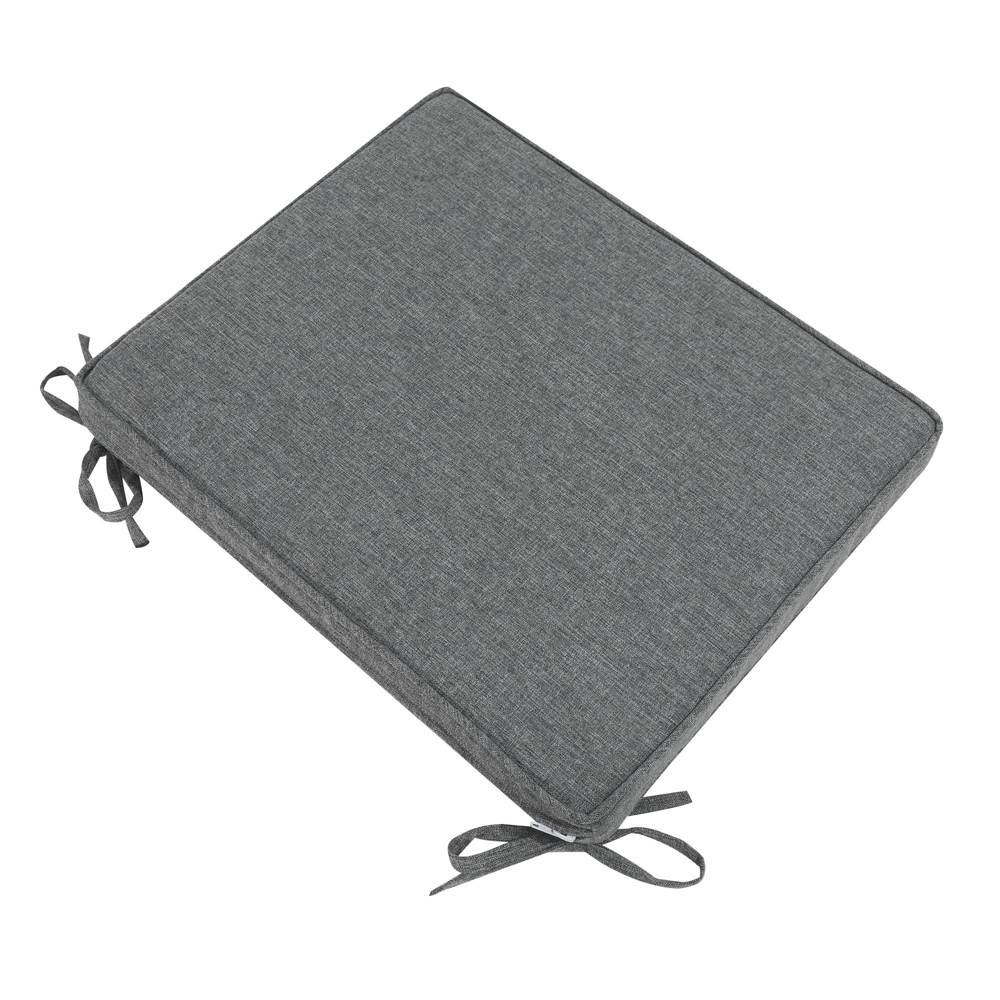 Cojin de asiento 45x36x5cm color gris marino