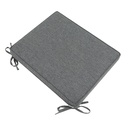 Cojin de asiento 45x36x5cm color gris marino