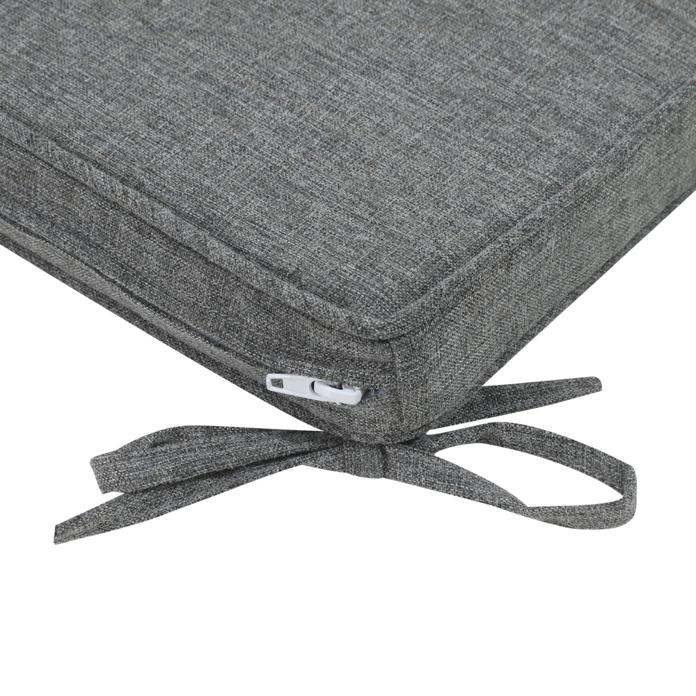 Cojin de asiento 45x36x5cm color gris marino