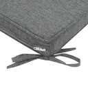Cojin de asiento 45x36x5cm color gris marino