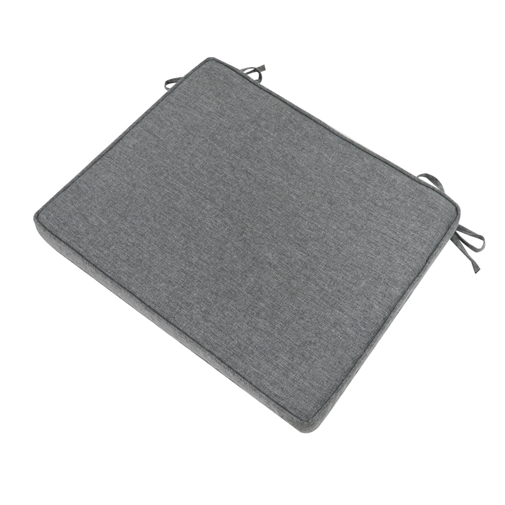 Cojin de asiento 45x36x5cm color gris marino