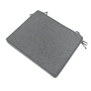 Cojin de asiento 45x36x5cm color gris marino