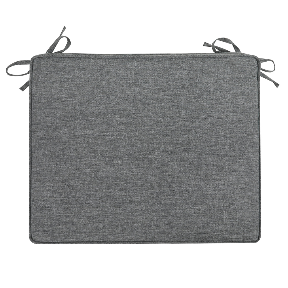Cojin de asiento 45x36x5cm color gris marino