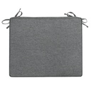 Cojin de asiento 45x36x5cm color gris marino