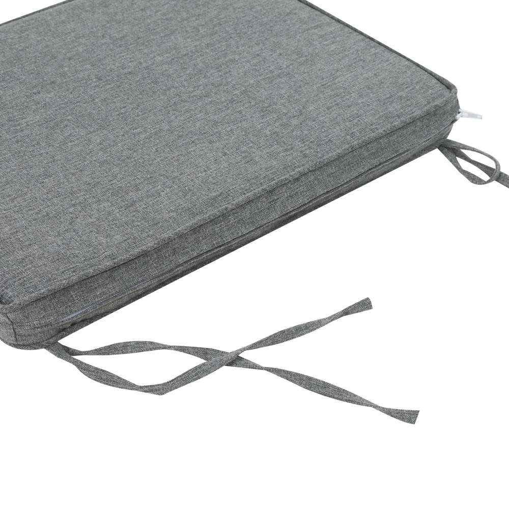 Cojin de asiento 45x36x5cm color gris marino