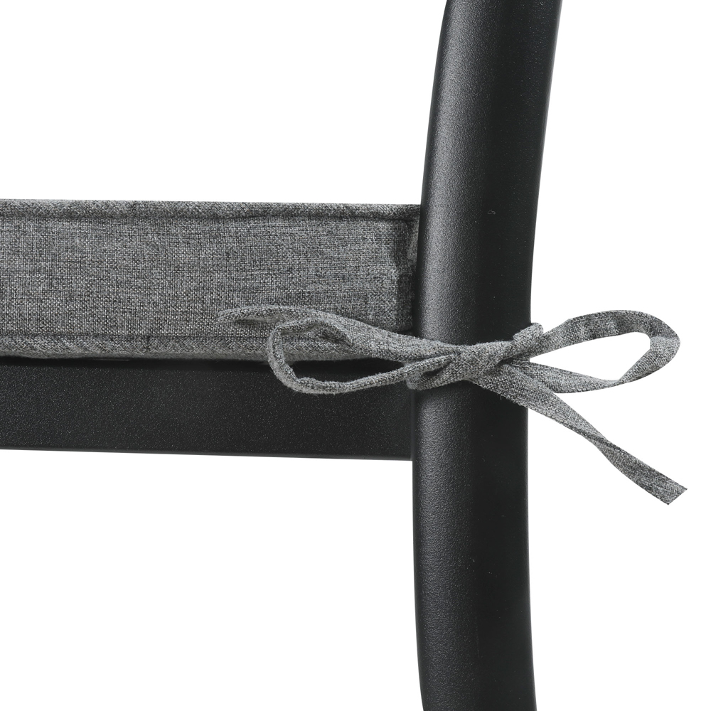 Cojin de asiento 45x36x5cm color gris marino