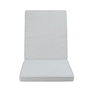 Cojin de asiento y respaldo 45x91x5cm color gris claro
