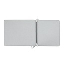 Cojin de asiento y respaldo 45x91x5cm color gris claro