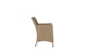 Sillon con brazos Trinity aluminio y rattan sintetico