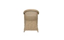 Sillon con brazos Cordoba aluminio y rattan sintetico