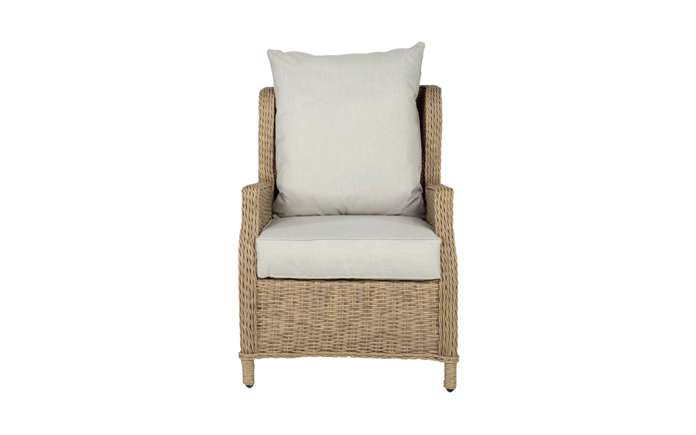 Butaca relax oregon multiposicion.aluminio y rattan sintetico