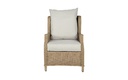 Butaca relax oregon multiposicion.aluminio y rattan sintetico